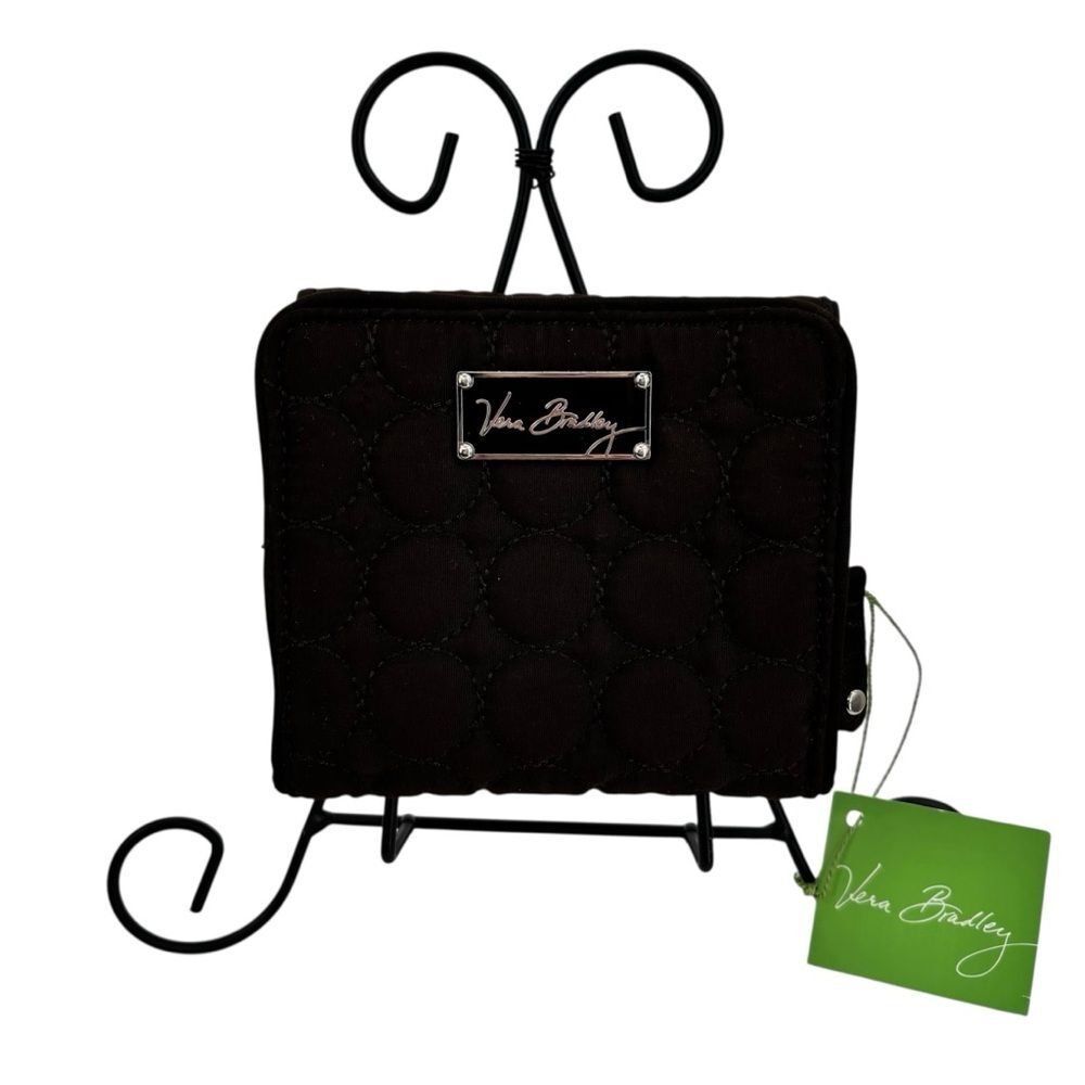 Vera Bradley Chocolate Expresson Brown Quilted Bifold Wallet NWT